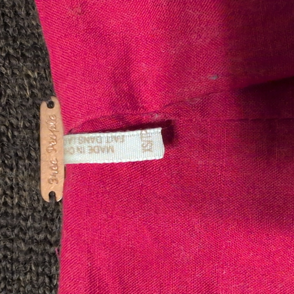 Free people embroidered Lambswool Sweater Coat XS (Fits Like A Small) - Picture 7 of 8